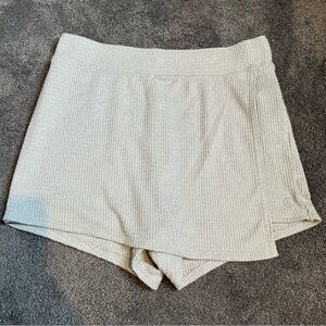 hollister waffle knit skort